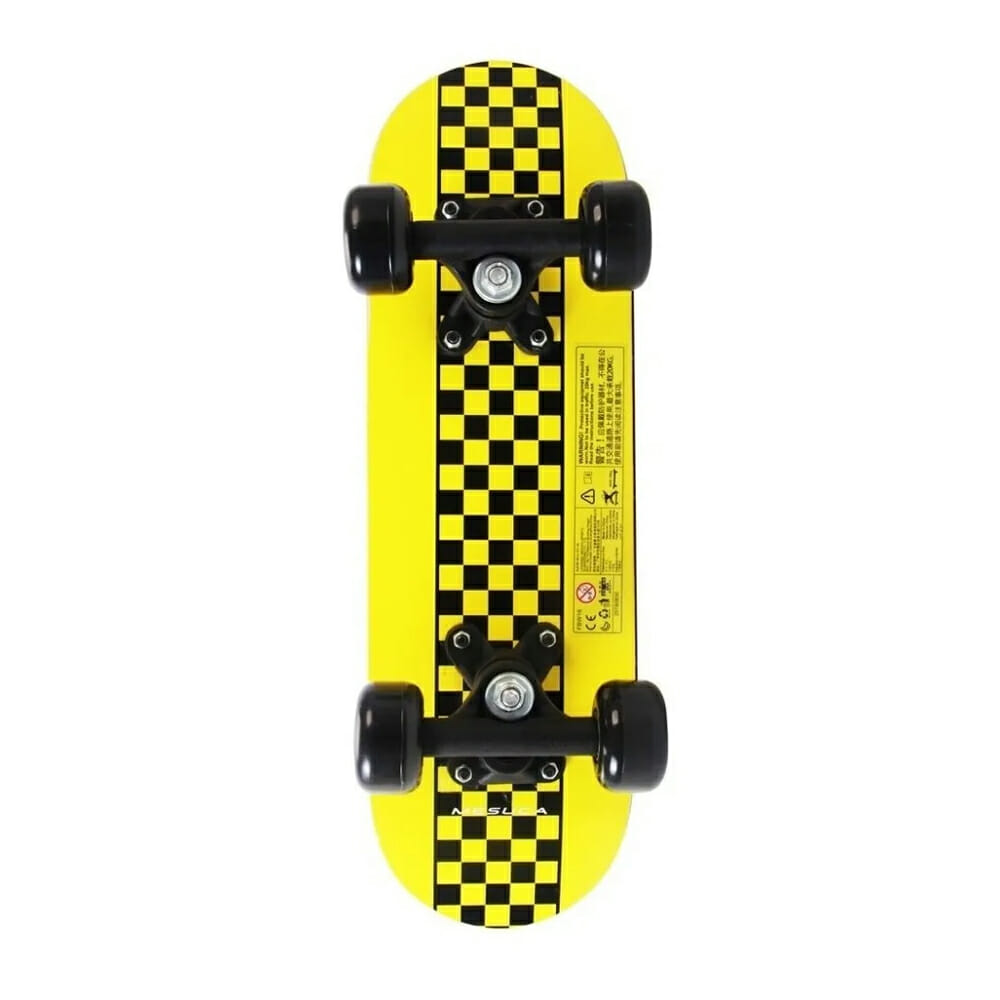 Figura novios patinete W313 en marco con frase sois los siguientes