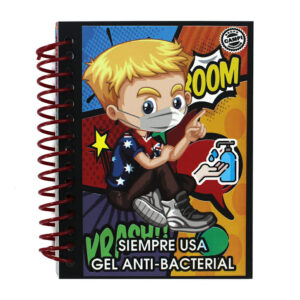 Libreta tamaño mediana 45 hojas, variedad de diseños / R1058