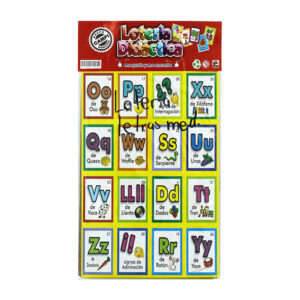 Lotería didáctica mediana con diseño del abecedario / R1073