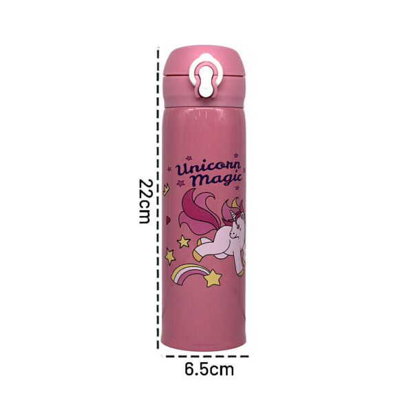 Termo de acero inoxidable con diseño 500ml, variedad de diseños y colores