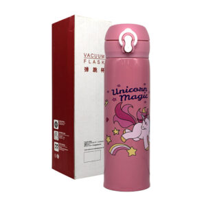 Termo de acero inoxidable con diseño 500ml, variedad de diseños y colores