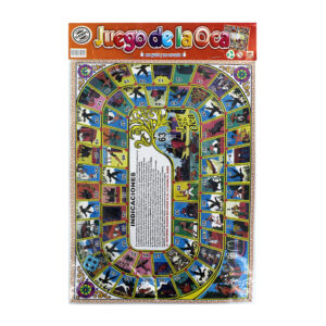 Juego de mesa, juego de la oca y serpientes y escaleras tamaño carta + dado / R1082