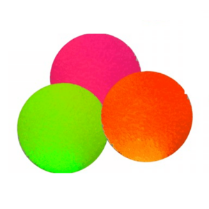1pza Mini pelota fluorescente de 6cm con luz, variedad de colores / tt142