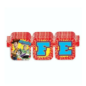 Banner letrero móvil granmark feliz cumpleaños con diseño de personajes toy story / 6017-560