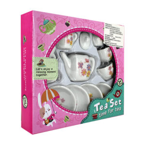 Juego mediano con 13 piezas de porcelana para juego de té / tea set / 868-d1 / 868d-4