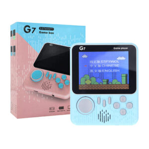 Consola portátil con 666 juegos clásicos y pantalla de 3.5 pulgadas, variedad de colores / g7