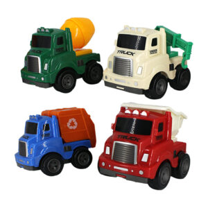 1pza Mini camión de construcción con fricción, variedad de colores y diseños / truck / under contruction  js14