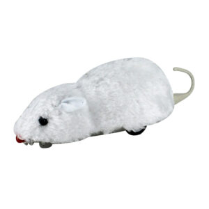 1pza Juguete afelpado con mecanismo de cuerda y forma de rata o ratón / toys /  613