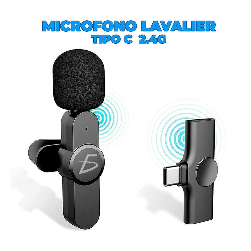 Micrófono Lavalier Solapa Inalámbrico 3.5mm Pc Celular K35