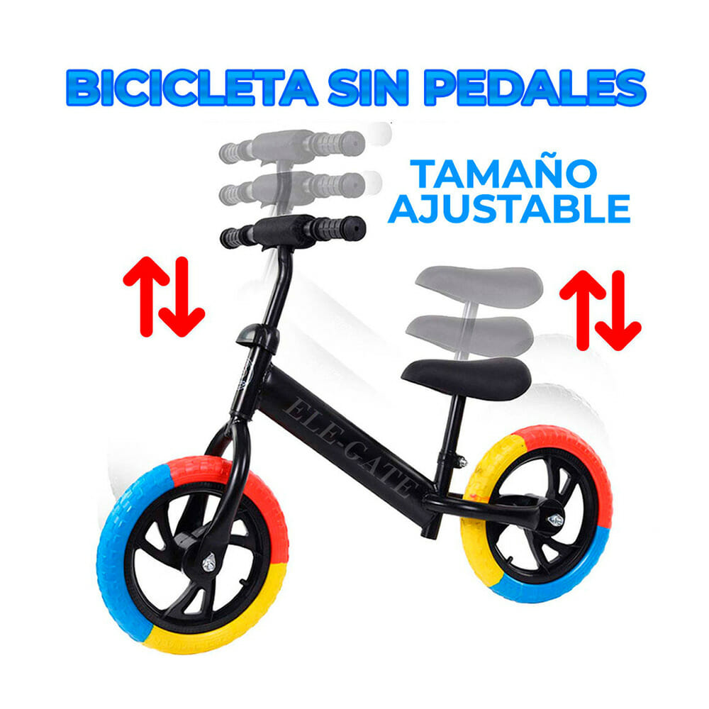 Bicicleta sin pedales de madera - Bicicleta de Madera - Bicicleta  Correpasillos - Juguetes de Madera - Juguetines
