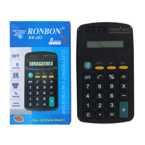 Calculadora electrónica con pantalla digital de 8 dígitos / rb-402