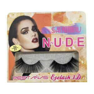 1pza pestañas postizas , sanhu / nude / eyelash 3d / g-044