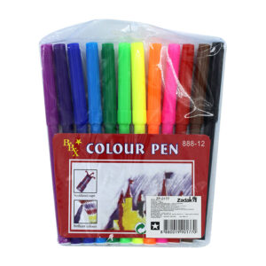 Paquete de 12 marcadores en tono neón, variedad de colores / 888-12