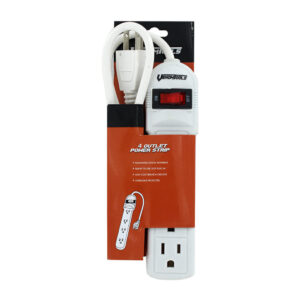 Multicontacto venom tools con interruptor apagador y 4 tomacorrientes / ep25832