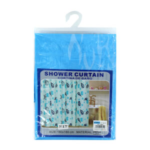 Cortina de baño con estampado 180x180cm, variedad de modelos / lin-135-2