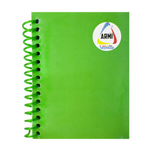 Libreta pequeña de 75 hojas en raya con espiral de plástico 10.5x13.6cm / pa0036