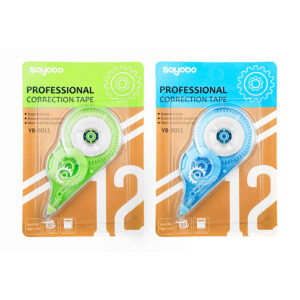 Dispensador de corrector sayobo en cinta 12mx5mm, variedad de colores / yb-9011 / t219-74i