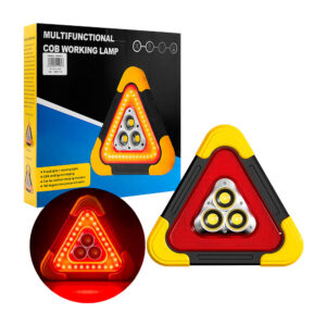 Lámpara led triangular portátil recargable con panel solar multifuncional / hurry bolt / sq-6610