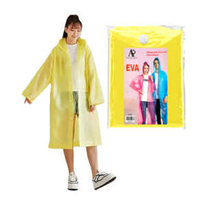 1pza Impermeable tipo poncho para adulto, variedad de colores / eva 006