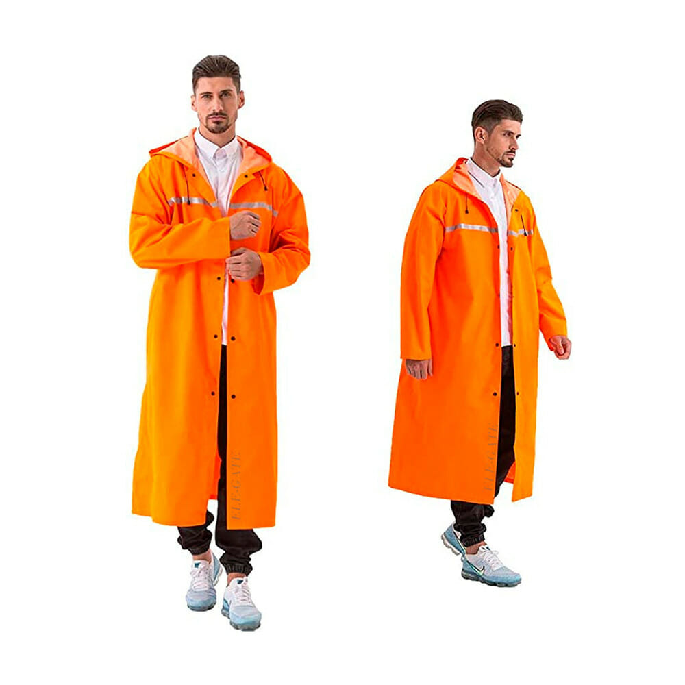 Impermeable chubasquero ele-gate de emergencia con capucha y detalles  reflectantes para hombre, variedad de colores / hog.165 – Joinet