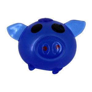 1pza Juguete pelota squeeze antiestrés de descompresión con diseño de cerdito puerquito, variedad de colores / x066 / y-d203