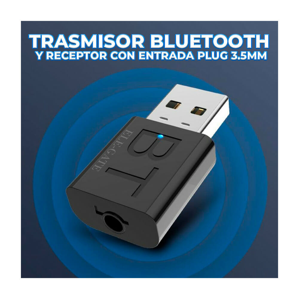 Receptor Bluetooth / Adaptador Bluetooth para Computadora Conexión USB  Dongle ELE-GATE WI04
