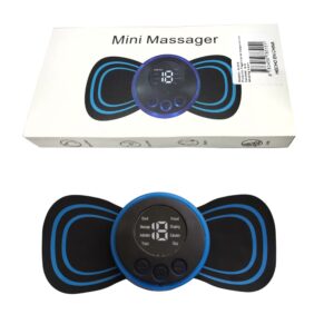 Mini masajeador estimulante en forma de parche con 19 ajustes de intensidad y 8 modos intercambiables mini massager / bh-515