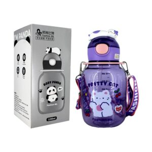 Botella de plástico con capacidad de 1200ml + diseño de animalitos, variedad de colores / fb-5573