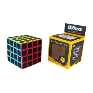 Cubo Rubik cuadrado de 4x4 con fibra de carbono qiyuan s2 qy speed cube / kl-259