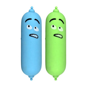 1pza Squeeze juguete antiestrés en forma de salchicha, variedad de colores / tt369