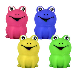 1pza Squeeze juguete antiestrés en forma de rana, variedad de colores / tt384