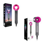 Secadora de cabello profesional con ajuste velocidad y peineta desmontable / super hair dryer / mcf-006 / leafless hair dryer