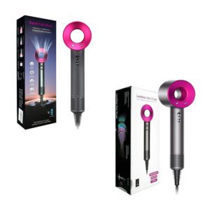 Secadora de cabello profesional con ajuste velocidad y peineta desmontable / super hair dryer / mcf-006 / leafless hair dryer
