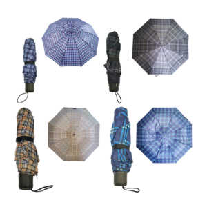 Sombrilla paraguas retráctil de bolsillo con estampado de cuadros - escoces, variedad de colores / elegant / st260026