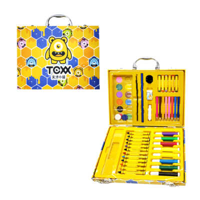 Estuche maletín con 67 piezas accesorios para arte infantil / 460403