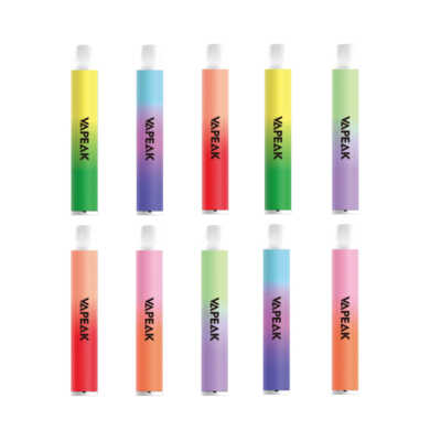 Vapeak 600 puffs 600 inhalaciones batería 500mah 2ml capacidad líquido 2% nic, variedad de sabores / meshbar600puff