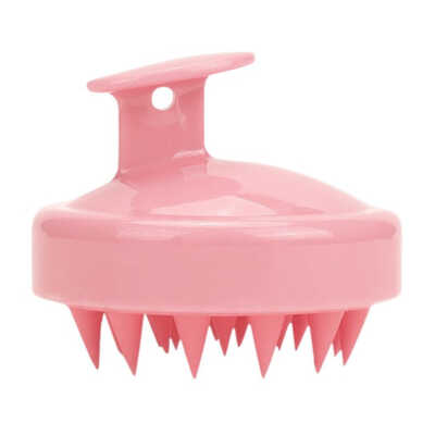 Cepillo masajeador de silicón para el cabello, variedad de colores / ro-0050