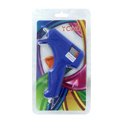 Pistola chica de silicón yong 20w-110v, variedad de colores  / x-53