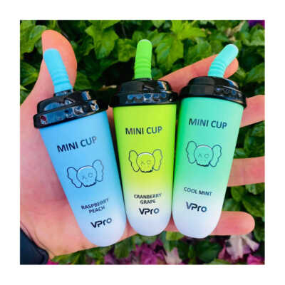 Vape / cigarro electrónico recargable de 6800 puffs con 16ml y 35mg de nicotina / vpro / mini cup, variedad de sabores / 872179