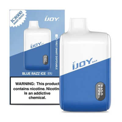 Vape / cigarro electrónico de 8000 puffs con 18ml y 5% de nicotina / ijoy bar ic8000, variedad de sabores / cig. Ijoy