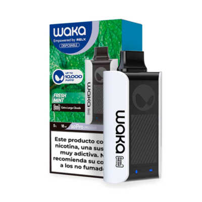 Cigarro electrónico recargable de 10000 puffs con 18ml y 3% de nicotina / WAKA soPro, variedad de sabores / pa10000