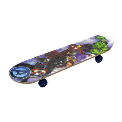 Patineta de madera mediana de 71x20cm con 4 llantas y diseño de los avengers / Marvel / t364240