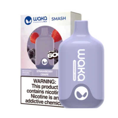 Vape / cigarro electrónico recargable de 6000 puffs con 12ml y 3% de nicotina / WAKA Smash, variedad de sabores / waka. smash.6000
