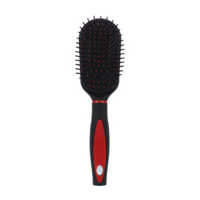 Cepillo para el cabello en forma ovalada de plástico, variedad de colores / td brushes