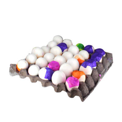 Cartera de 30 huevos con relleno de confeti, variedad de colores