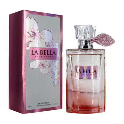 Perfume la bella en spray con fragancia para dama, 100ml / eau.bella