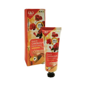 Crema hidratante 2 en 1 para manos con extracto de melón y aceite de rosas 80g