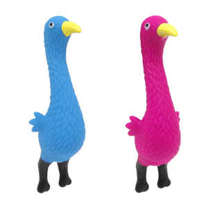Juguete chillón para mascota con forma de ave, variedad de colores / 917318 / jr1731