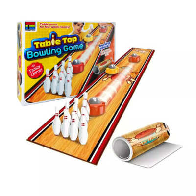 Juego de mesa mini bolos con 6 bolas y accesorios bowling game / 007-155