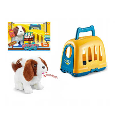 Juguete perro de peluche con casa lovely pet, variedad de modelos / 10149